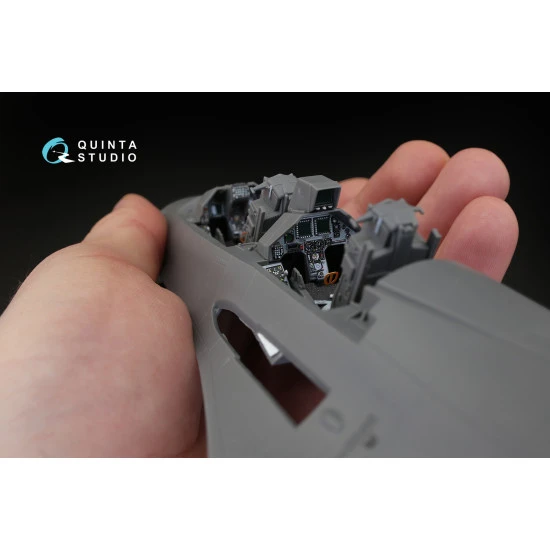 Quinta QD32023 - 1/32 3D-Printed coloured interior for F-16D Academy kit