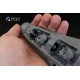 Quinta QD32023 - 1/32 3D-Printed coloured interior for F-16D Academy kit