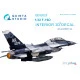 Quinta QD32023 - 1/32 3D-Printed coloured interior for F-16D Academy kit