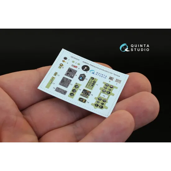 Quinta QD32025 - 1/32 3D-Printed interior for A6M2b (Nakajima prod.) Tamiya kit