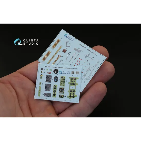 Quinta QD32025 - 1/32 3D-Printed interior for A6M2b (Nakajima prod.) Tamiya kit