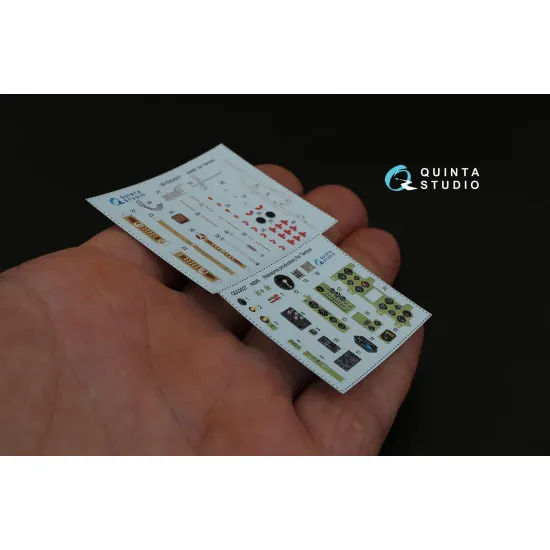Quinta QD32027 - 1/32 3D-Printed Interior for A6M5 (Nakajima) (Tamiya kit)