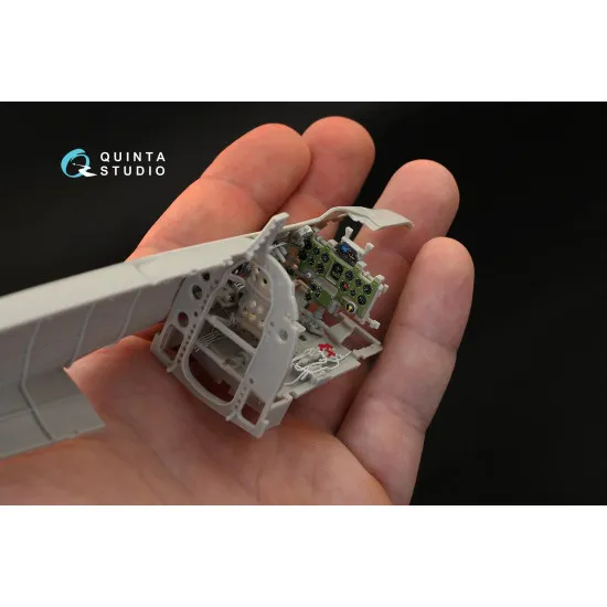 Quinta QD32027 - 1/32 3D-Printed Interior for A6M5 (Nakajima) (Tamiya kit)