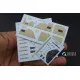 Quinta QD32028 - 1/32 3D-Printed coloured interior for Bf 108 Eduard kit