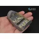 Quinta QD32028 - 1/32 3D-Printed coloured interior for Bf 108 Eduard kit