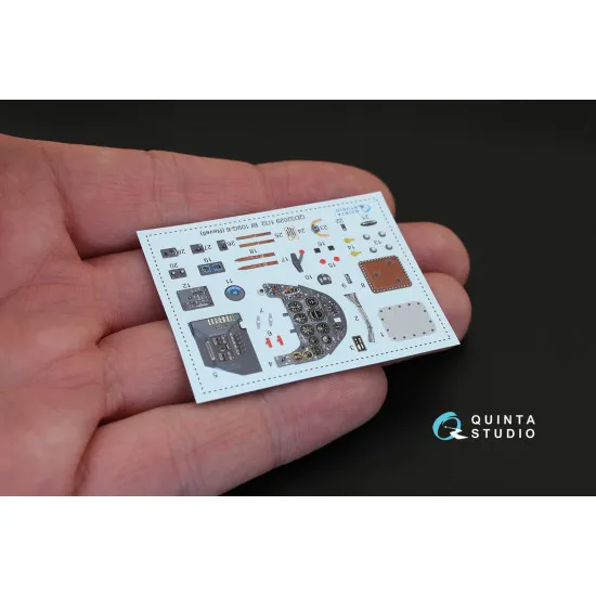 Quinta QD32029 - 1/32 3D-Printed coloured Interior for Bf 109G-6 Revell kit