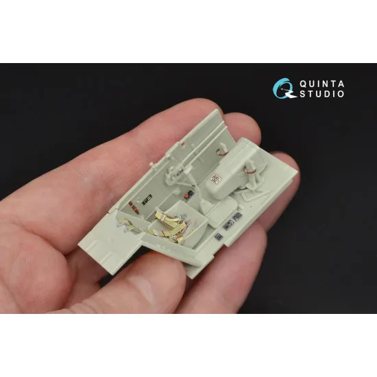 Quinta QD32029 - 1/32 3D-Printed coloured Interior for Bf 109G-6 Revell kit