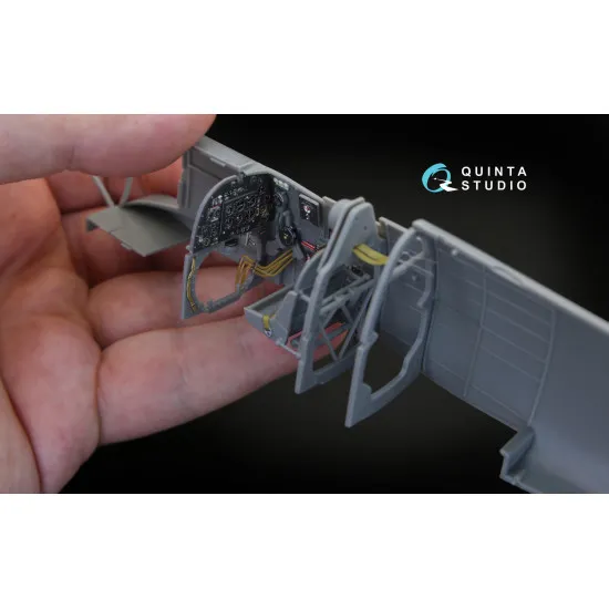 Quinta QD32030 - 1/32 3D-Printed Interior for Spitfire Mk.V (Hobbyboss kit)