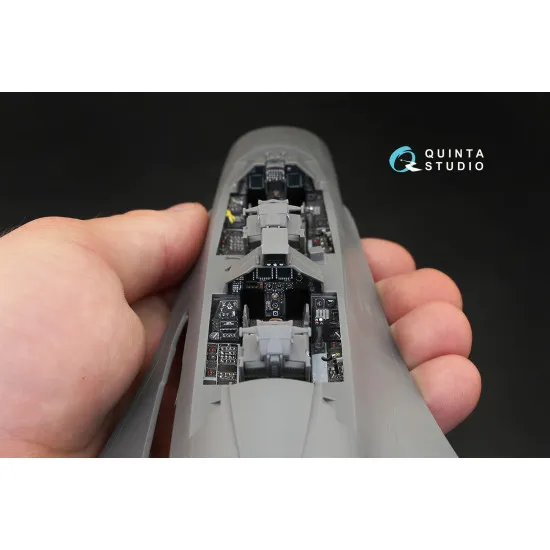 Quinta QD32031 - 1/32 3D-Printed and Coloured Interior for F-16I (Academy Kit)