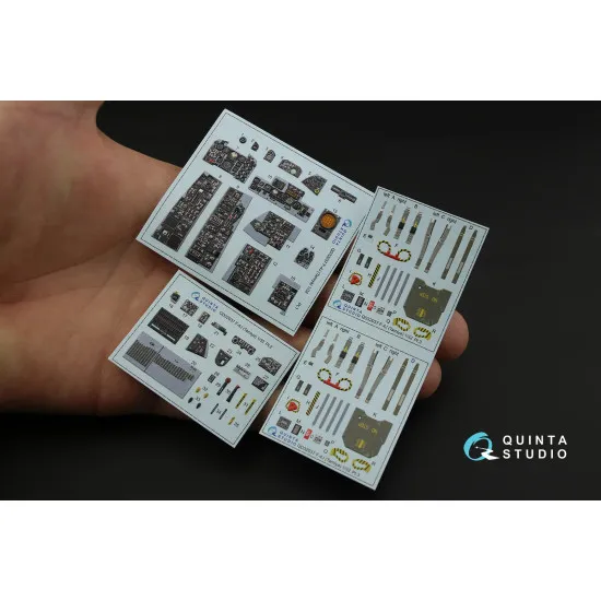 Quinta QD32037 - 1/32 3D Printed and Coloured Interior for F-4J Tamiya Kit