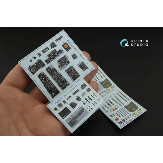Quinta QD32037 - 1/32 3D Printed and Coloured Interior for F-4J Tamiya Kit