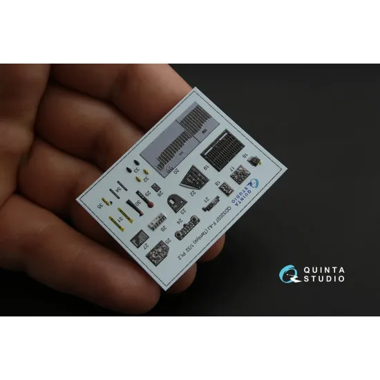 Quinta QD32037 - 1/32 3D Printed and Coloured Interior for F-4J Tamiya Kit