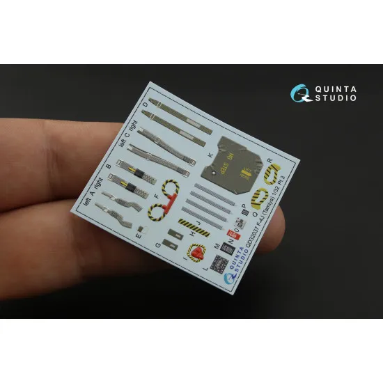 Quinta QD32037 - 1/32 3D Printed and Coloured Interior for F-4J Tamiya Kit