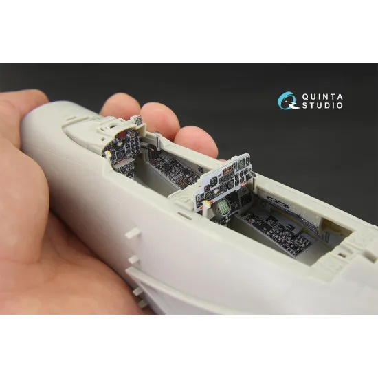 Quinta QD32038 - 1/32 3D-Printed interior for F-4E early/F-4EJ (Tamiya kit) Quinta QD32038 - 1/32 3D-Printed interior for F-4E early/F-4EJ (Tamiya kit)