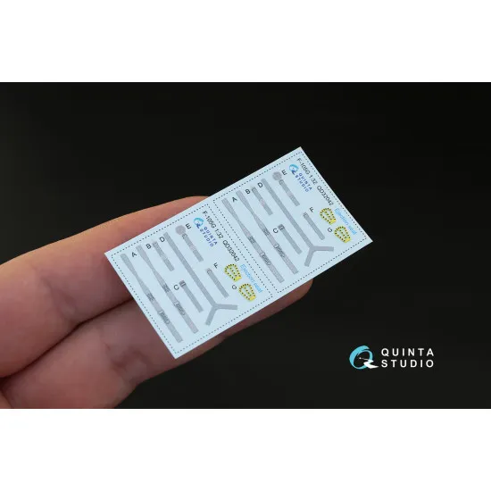 Quinta QD32042 - 1/32 3D-Printed & coloured Interior for F-105G (Trumpeter kit)