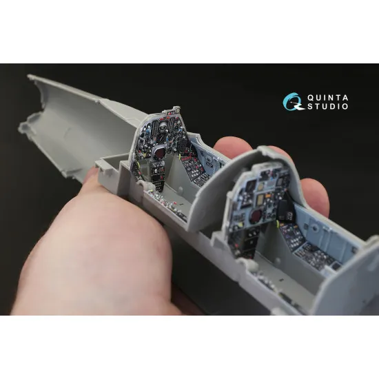 Quinta QD32042 - 1/32 3D-Printed & coloured Interior for F-105G (Trumpeter kit)