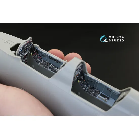 Quinta QD32042 - 1/32 3D-Printed & coloured Interior for F-105G (Trumpeter kit)