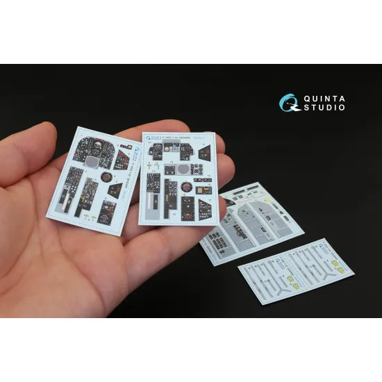 Quinta QD32042 - 1/32 3D-Printed & coloured Interior for F-105G (Trumpeter kit)