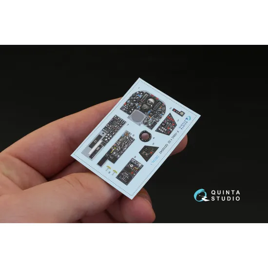 Quinta QD32042 - 1/32 3D-Printed & coloured Interior for F-105G (Trumpeter kit)