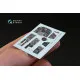 Quinta QD32042 - 1/32 3D-Printed & coloured Interior for F-105G (Trumpeter kit)