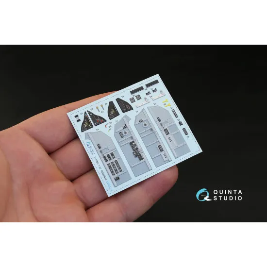 Quinta QD32042 - 1/32 3D-Printed & coloured Interior for F-105G (Trumpeter kit)