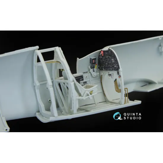 Quinta QD32044 - 1/32 3D Printed & Coloured Interior for Spitfire Mk. IX (Revell)