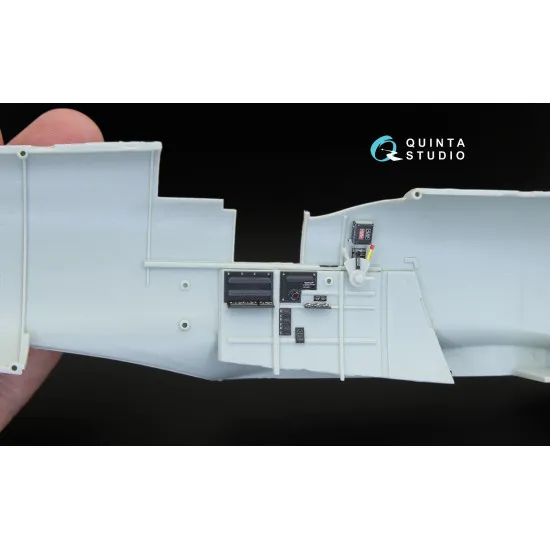 Quinta QD32044 - 1/32 3D Printed & Coloured Interior for Spitfire Mk. IX (Revell)