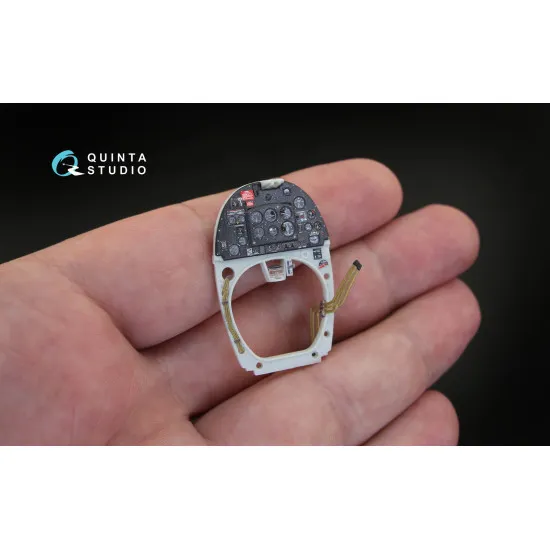 Quinta QD32044 - 1/32 3D Printed & Coloured Interior for Spitfire Mk. IX (Revell)