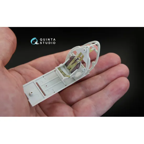 Quinta QD32044 - 1/32 3D Printed & Coloured Interior for Spitfire Mk. IX (Revell)
