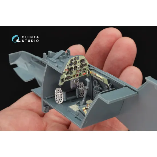 Quinta QD32047 - 1/32 3D-Printed interior for Bf 109E-1 (Eduard kit)