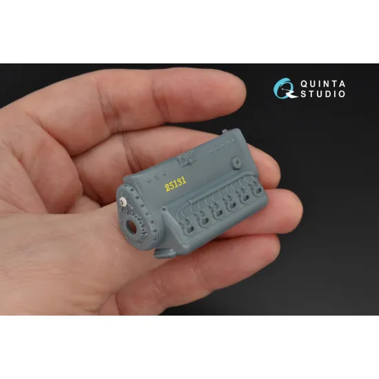 Quinta QD32048 - 1/32 3D-Printed coloured Interior for Bf 109E-3 Eduard kit