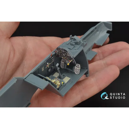 Quinta QD32048 - 1/32 3D-Printed coloured Interior for Bf 109E-3 Eduard kit
