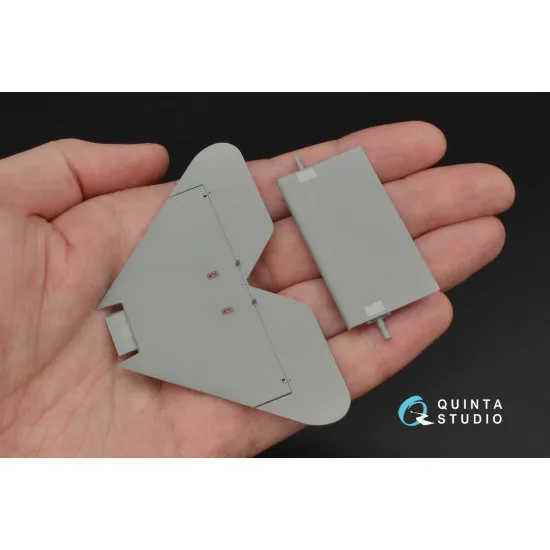 Quinta QD32050 - 1/32 3D-Printed & coloured interior for Fokker Dr.1 (Meng kit)