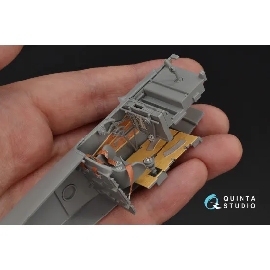 Quinta QD32050 - 1/32 3D-Printed & coloured interior for Fokker Dr.1 (Meng kit)