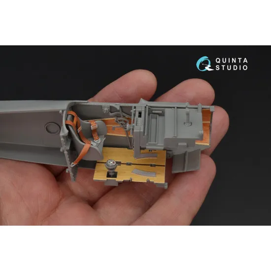 Quinta QD32050 - 1/32 3D-Printed & coloured interior for Fokker Dr.1 (Meng kit)