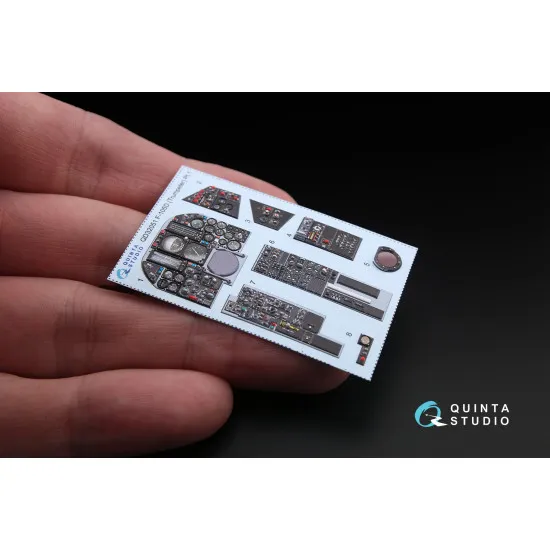 Quinta QD32051 - 1/32 3D-Printed & coloured interior for F-105D (Trumpeter kit)