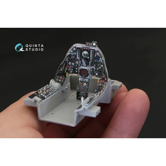 Quinta QD32051 - 1/32 3D-Printed & coloured interior for F-105D (Trumpeter kit)