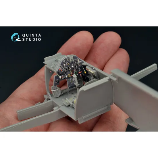 Quinta QD32052 - 1/32 Bf 109E-3 3D-Printed interior (for Cyber-hobby/Dragon kit)