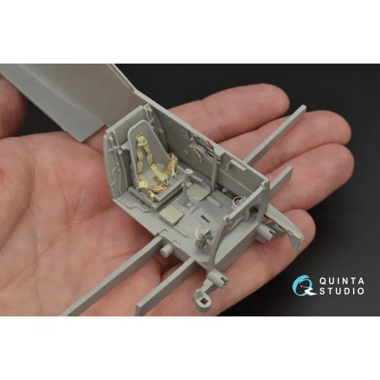 Quinta QD32053 - 1/32 3D-Printed interior for Bf 109E-4 (Cyber-hobby/Dragon kit)