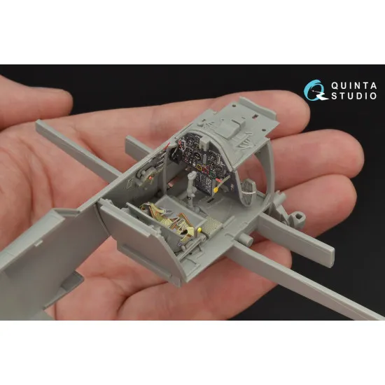 Quinta QD32053 - 1/32 3D-Printed interior for Bf 109E-4 (Cyber-hobby/Dragon kit)
