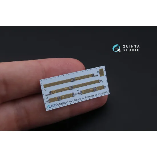 Quinta QD32054 - 1/32 3D-Printed colored interior for F4U-4 Trumpeter kit