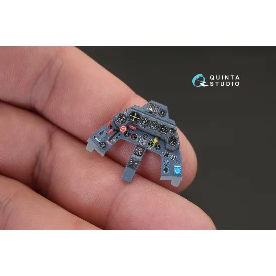 Quinta QD32055 - 1/32 3D-Printed coloured Interior for FW 190A-5 Hasegawa
