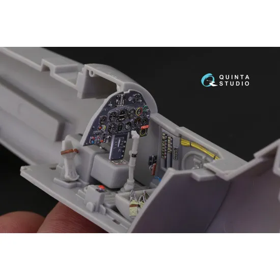 Quinta QD32058 - 1/32 3D-Printed coloured interior for Bf 109K-4 Hasegawa kit