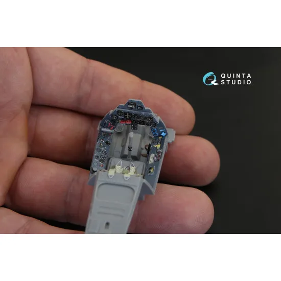 Quinta QD32061 - 1/32 3D-Printed colored interior for FW 190D-9 (Hasegawa)