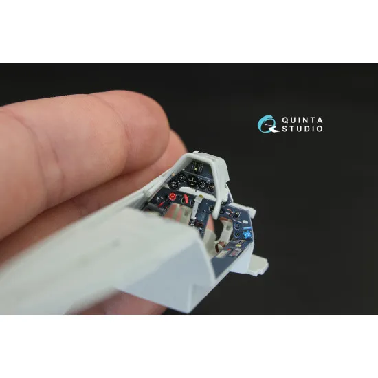 Quinta QD32062 - 1/32 3D-Printed coloured Interior for Fw 190F-8 Revell kit