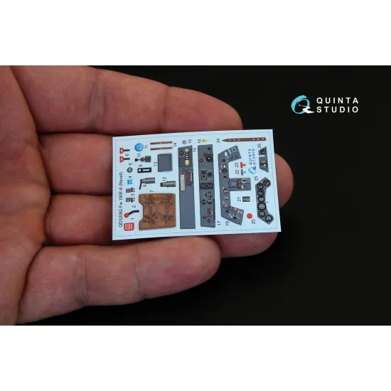 Quinta QD32062 - 1/32 3D-Printed coloured Interior for Fw 190F-8 Revell kit