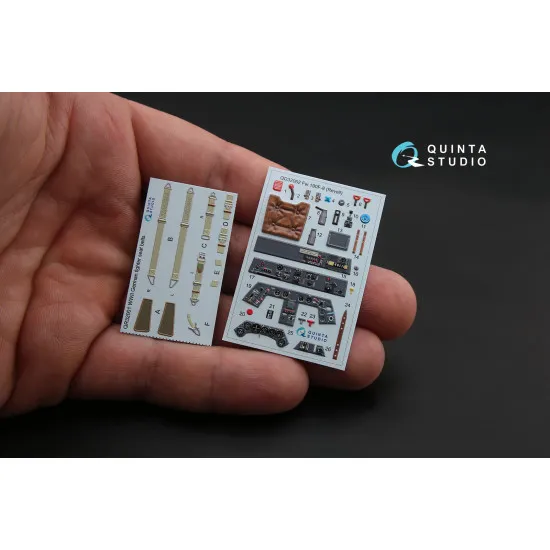 Quinta QD32062 - 1/32 3D-Printed coloured Interior for Fw 190F-8 Revell kit