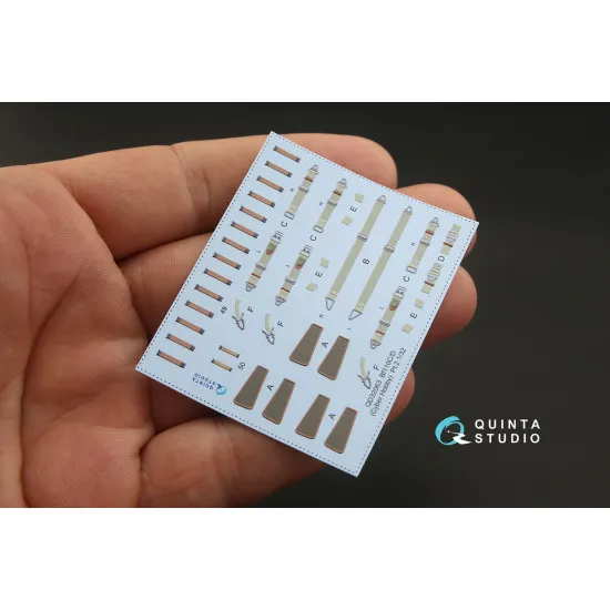 Quinta QD32063 - 1/32 3D-Printed coloured Interior for Bf 110C/D for Dragon kit