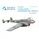 Quinta QD32063 - 1/32 3D-Printed coloured Interior for Bf 110C/D for Dragon kit