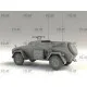 ICM 35112 - 1/35 Sd.Kfz. 247 Ausf.B with MG 34 machine gun scale model kit